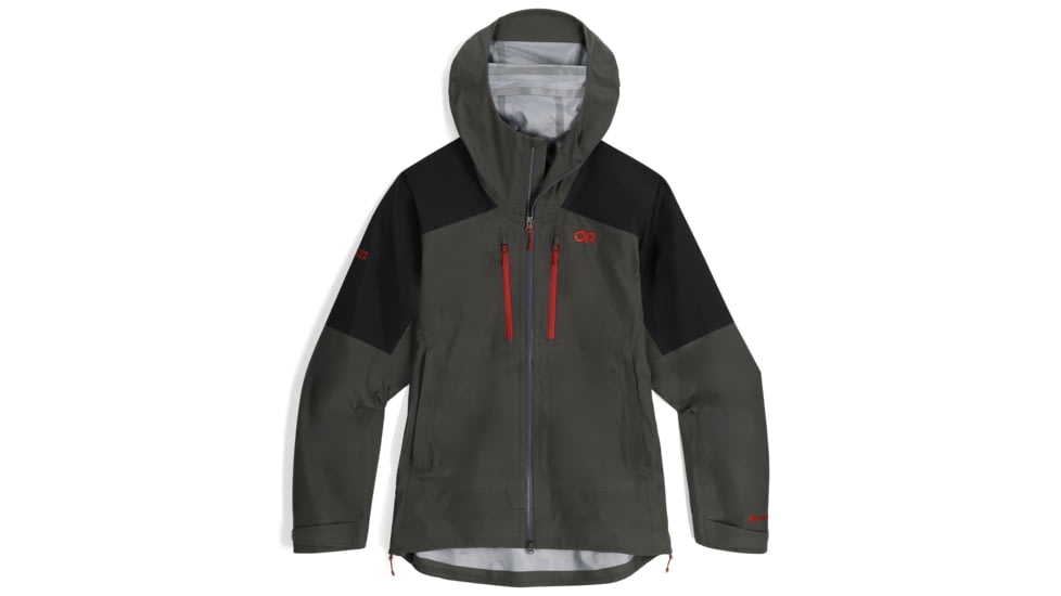 Outdoor Research Headwall Gore-Tex 3L Jacket - Mens, Storm/Black, Extra Large, 3220921345-XL
