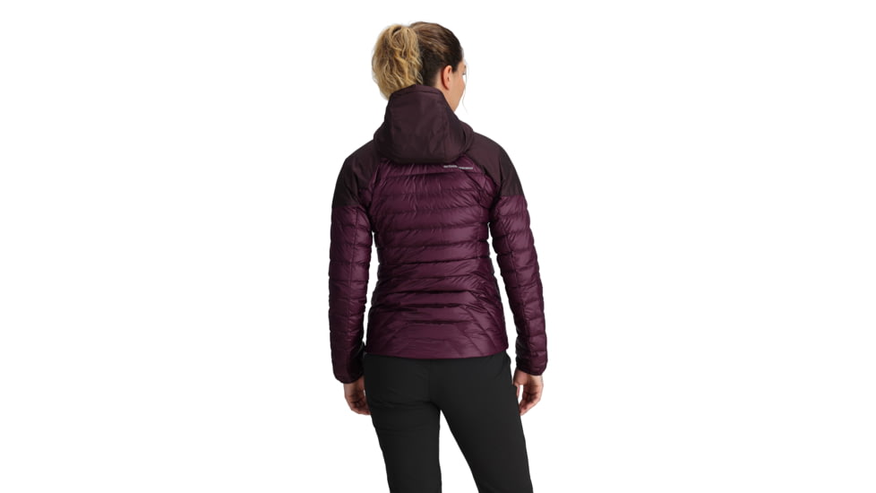 Outdoor Research Helium Down Hoodie - Womens, Amethyst, Medium, 2775910307007
