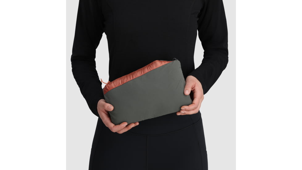 Outdoor Research Helium Down Hoodie - Womens, Cinnamon/Brick, Extra Small, 2775912528005