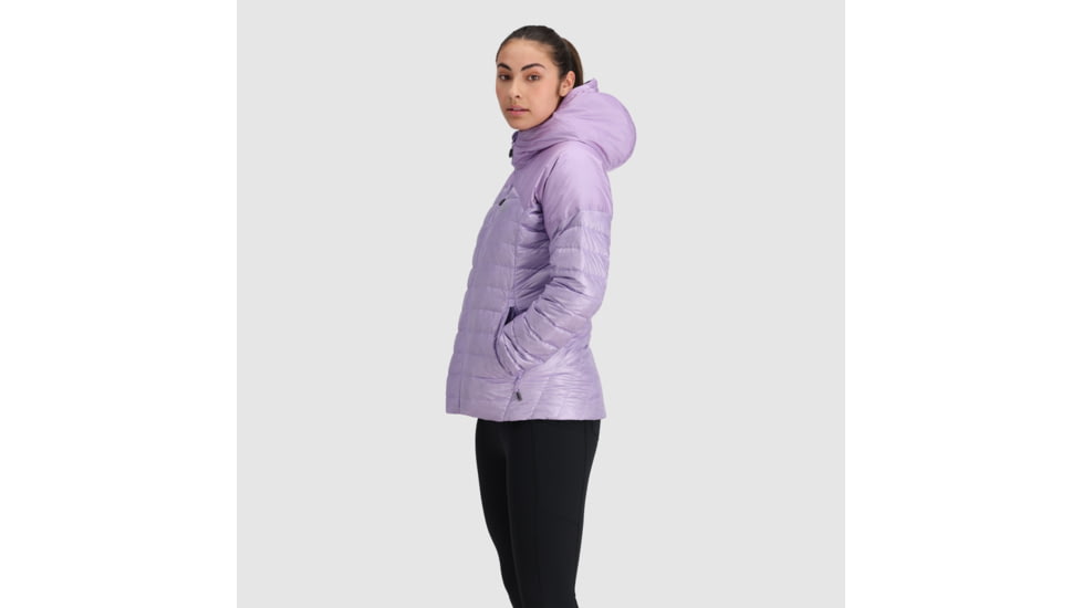 Outdoor Research Helium Down Hoodie - Womens, Lavender, Small, 2775910320006