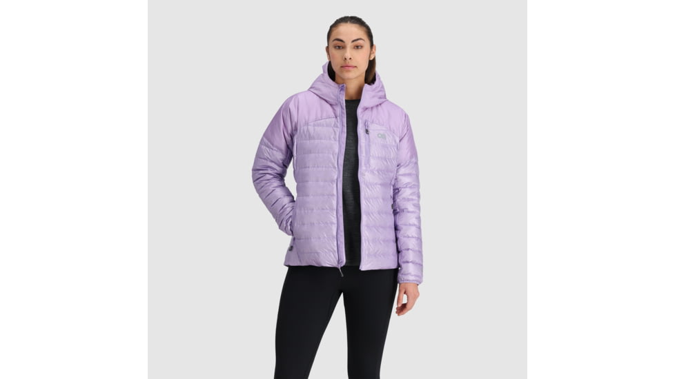 Outdoor Research Helium Down Hoodie - Womens, Lavender, Small, 2775910320006
