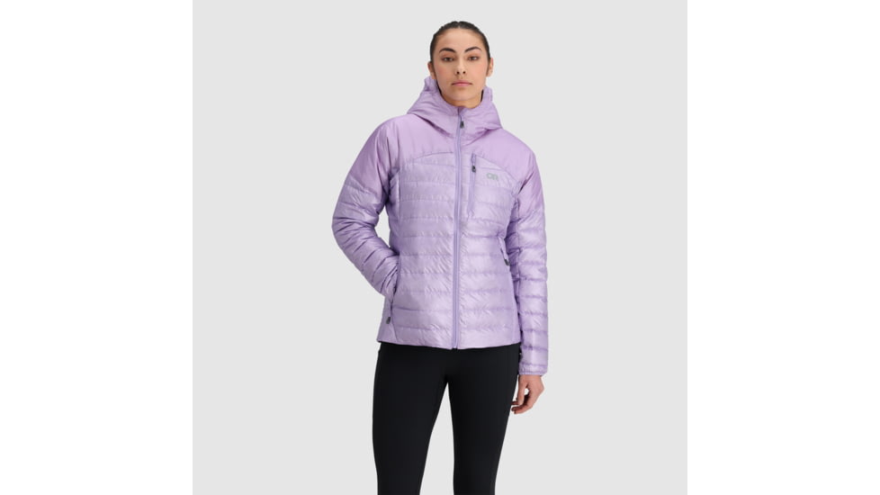Outdoor Research Helium Down Hoodie - Womens, Lavender, Small, 2775910320006