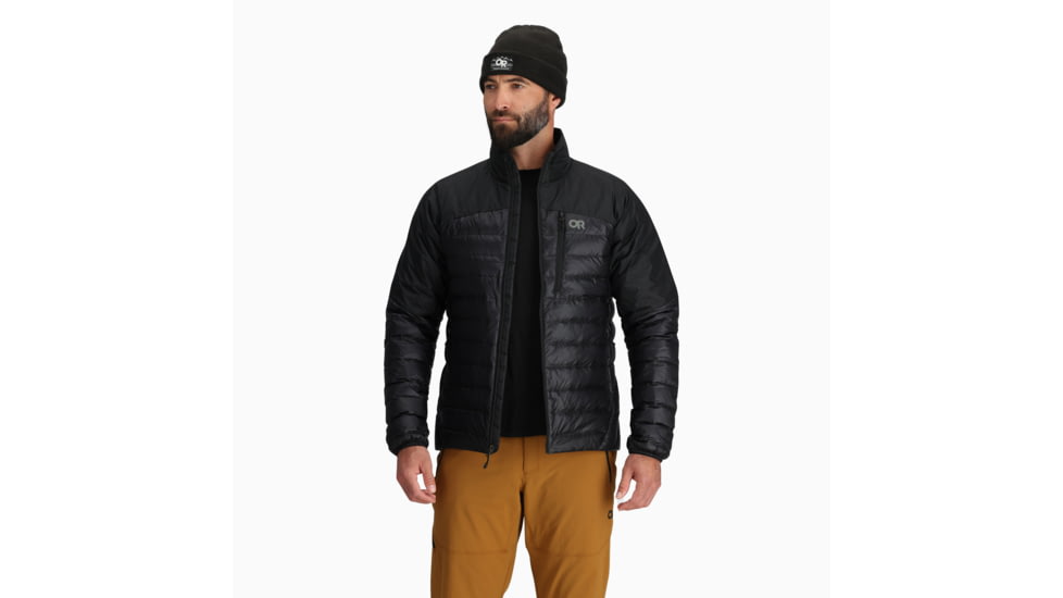 Outdoor Research Helium Down Jacket - Mens, Black, Large, 3220950001008