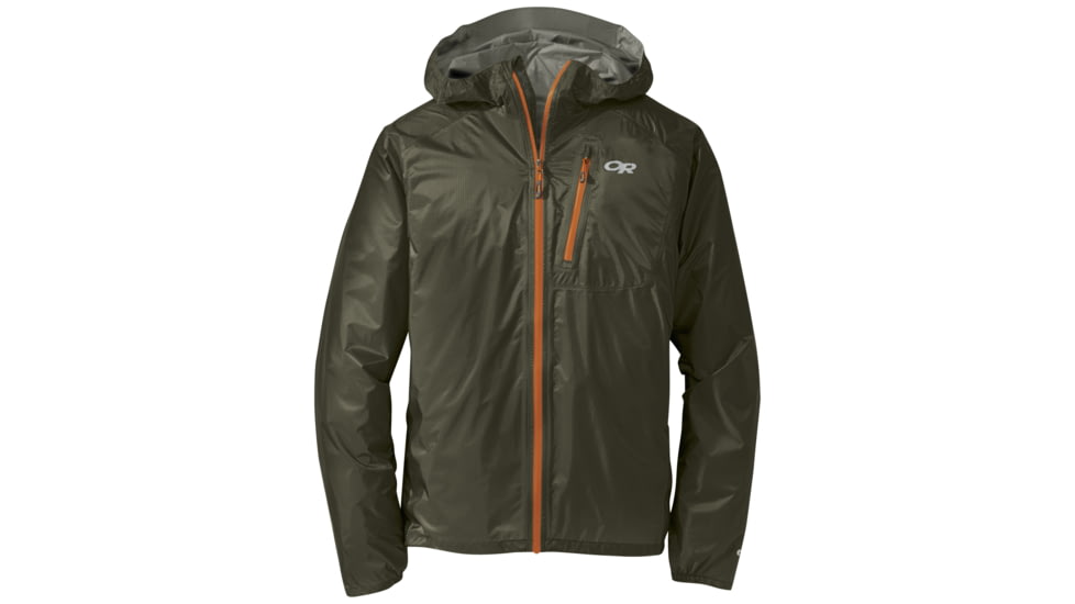 Outdoor Research Helium II Jacket, Men's, Fatigue/Ember, L 242969-fatigue/ember-L