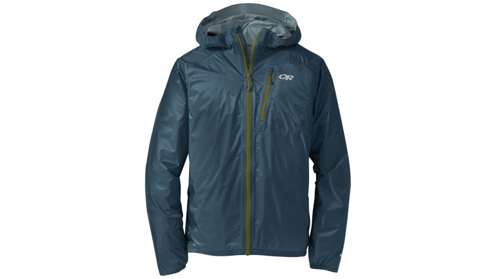 Outdoor Research Helium II Jacket, Men's, Peacock/Hops, XL 242969-peacock/hops-XL