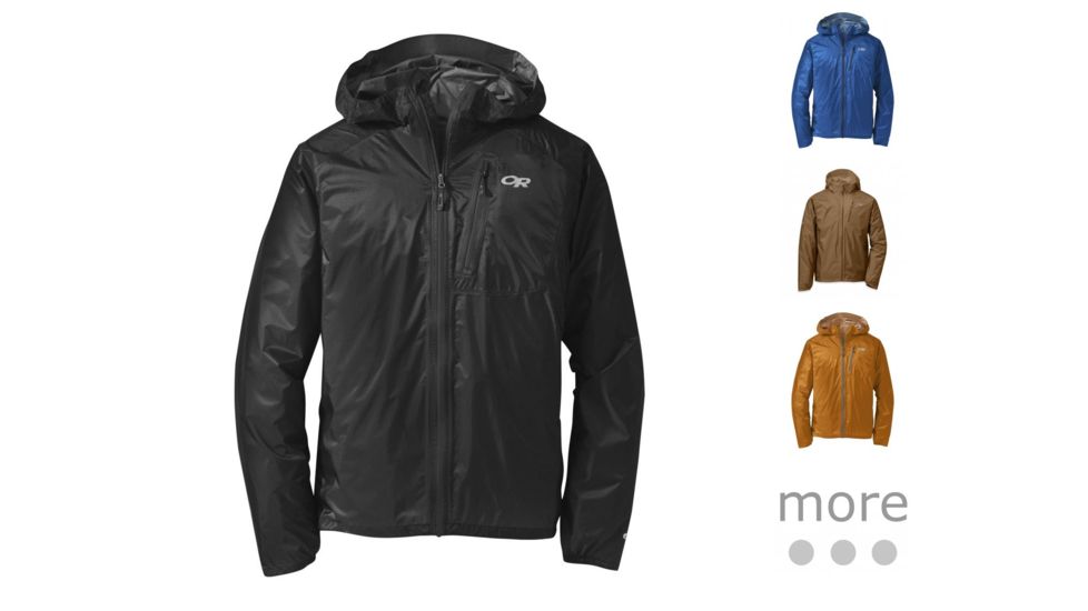Outdoor Research Helium II Jacket - Men's, Black/Storm, Cobalt/Naval Blue, Coyote, Pumpkin/Pewter, Samba, Seaweed/Juniper