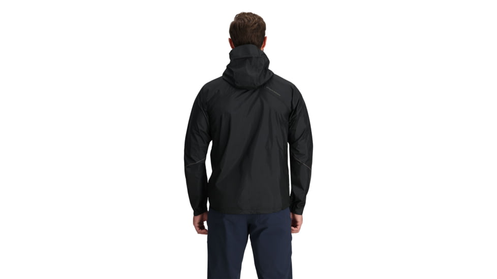 Outdoor Research Helium Rain Jacket - Mens, Black, L, 3224020001008