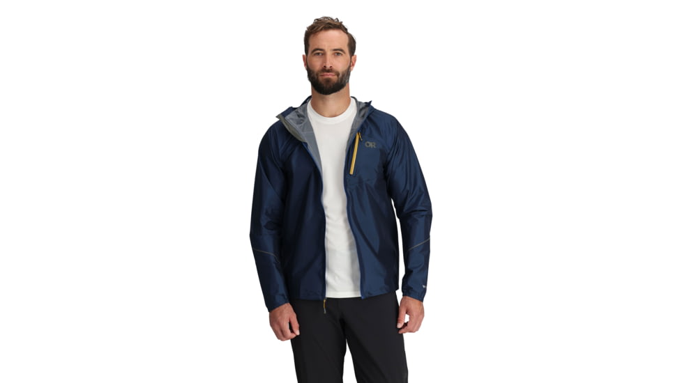 Outdoor Research Helium Rain Jacket - Mens, Cenote, Small, 3224022650-S