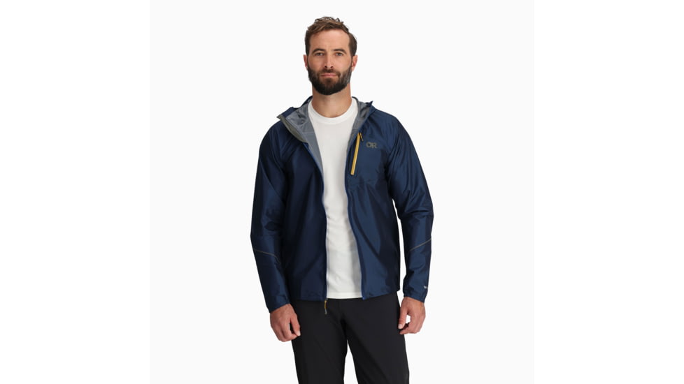 Outdoor Research Helium Rain Jacket - Mens, Cenote, Large, 3224022650008