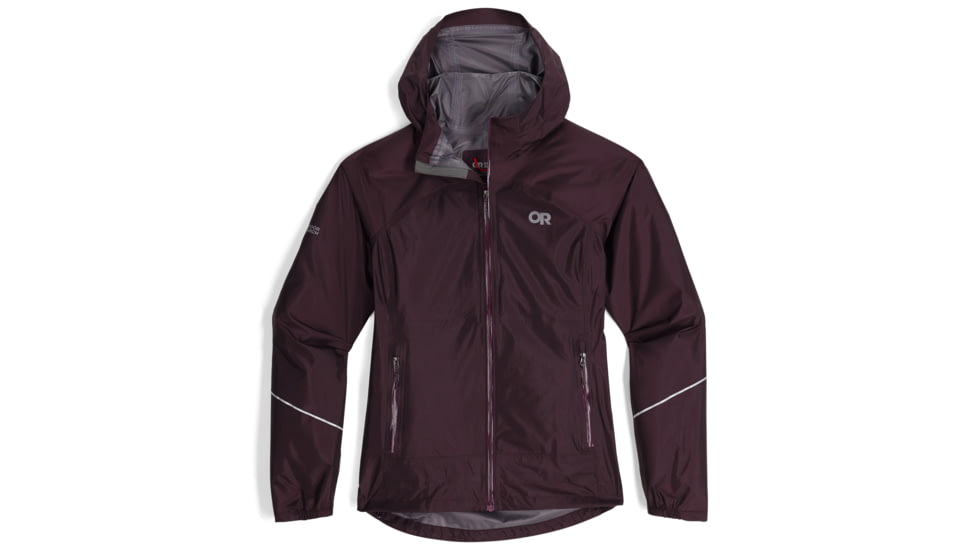 Outdoor Research Helium Rain Jacket - Womens, Amethyst, Medium, 3224050307007