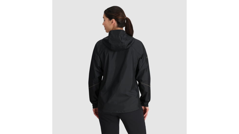 Outdoor Research Helium Rain Jackets - Womens, Black, S, 3224050001006