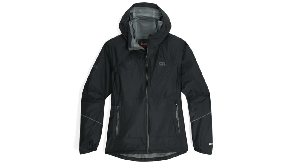 Outdoor Research Helium Rain Jackets - Womens, Black, S, 3224050001006