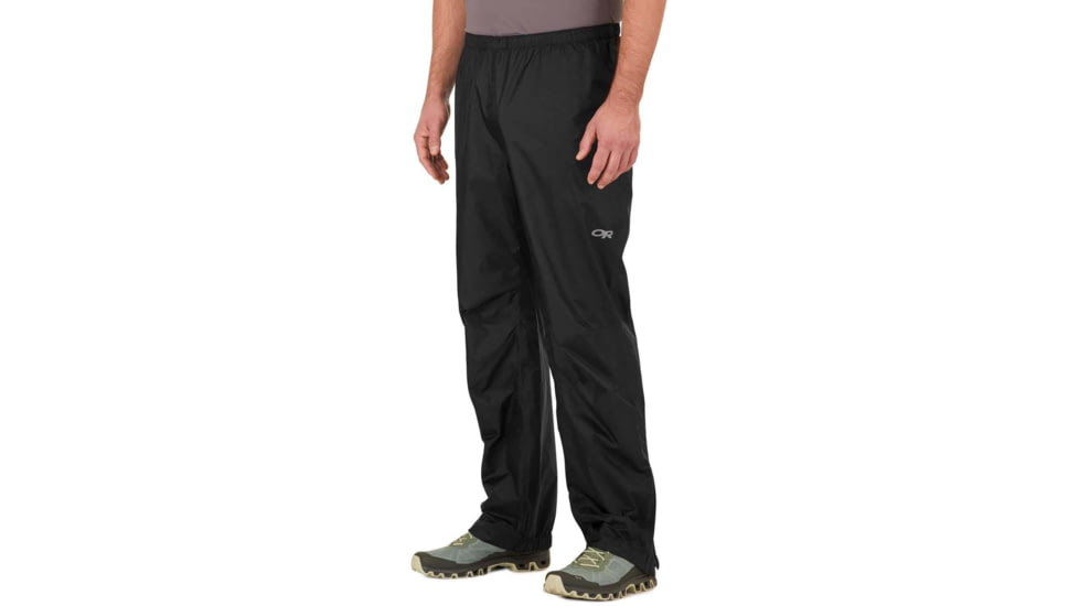 Outdoor Research Helium Rain Pants - Mens, Black, 2XL, 2753870001010