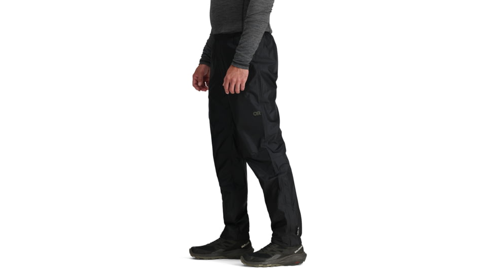 Outdoor Research Helium Rain Pants - Mens, Black, Large, 3224030001008