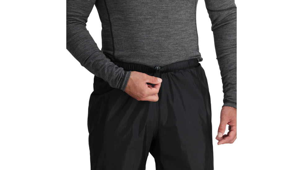 Outdoor Research Helium Rain Pants - Mens, Black, Large, 3224030001008