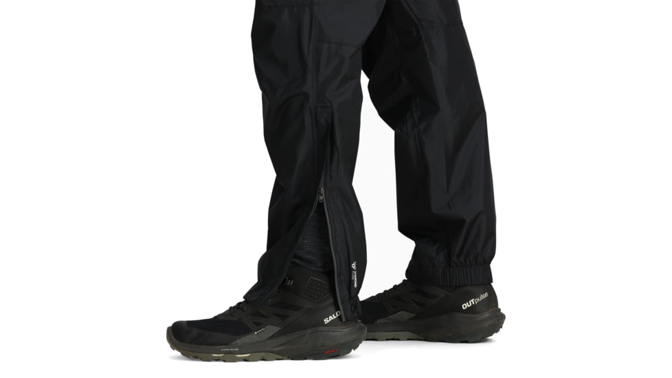 Outdoor Research Helium Rain Pants - Mens, Black, Large, 3224030001008