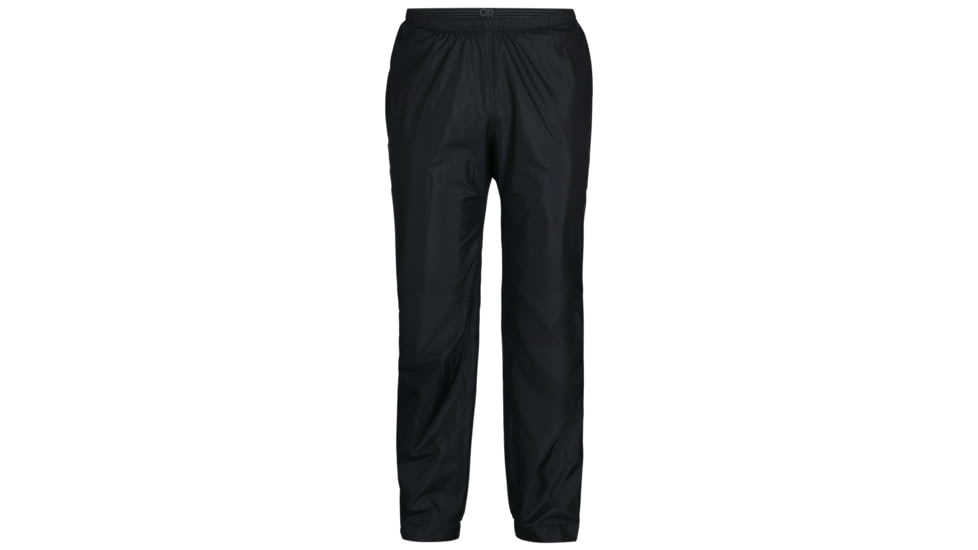 Outdoor Research Helium Rain Pants - Mens, Black, S-Tall, 3224030001250