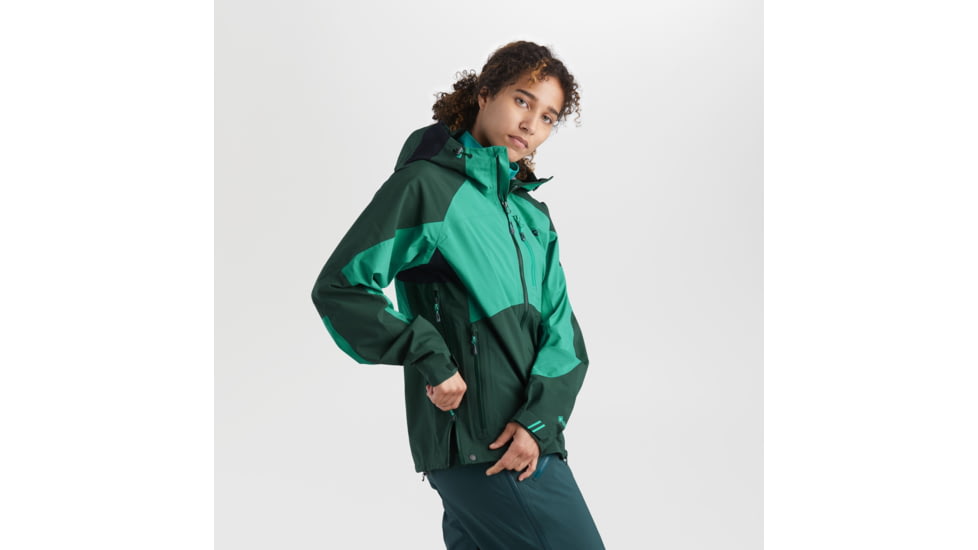 Outdoor Research Hemispheres GORE-TEX Jacket - Women's, Extra Small, Fir/Jade, 2680921894005