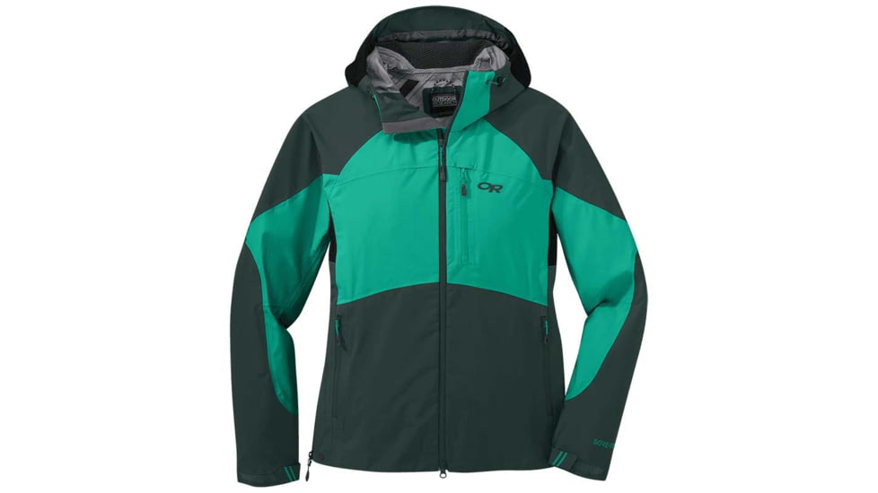 Outdoor Research Hemispheres GORE-TEX Jacket - Women's, Extra Small, Fir/Jade, 2680921894005