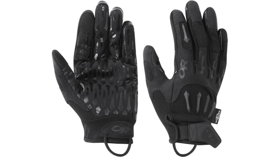 USED Outdoor Research Ironsight Sensor Gloves - Men's, All Black, Extra Large, 2668420111009, EDEMO1