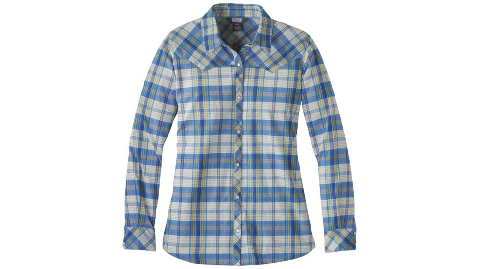 Outdoor Research Jolene Sentinel Shirt, Womens, Tahoe, L, 267454-tahoe-L