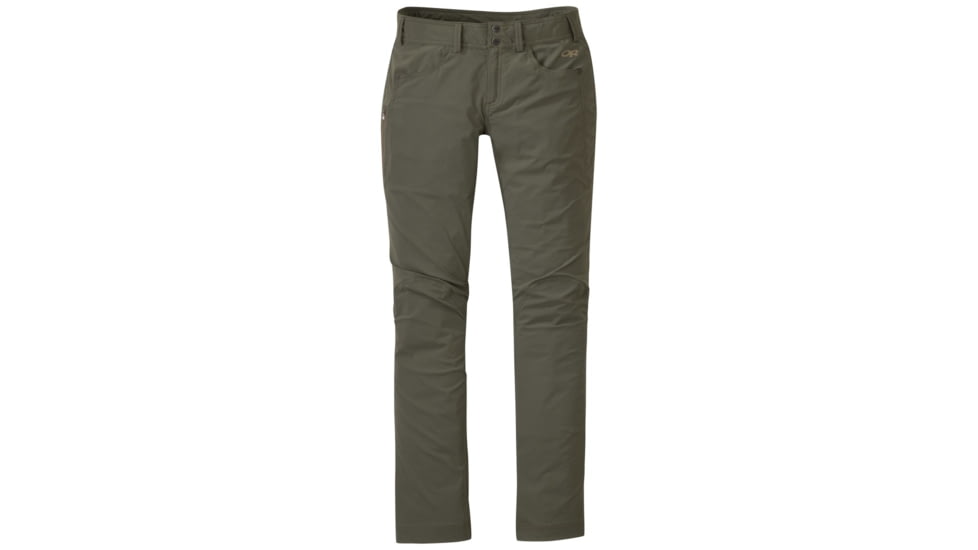 Outdoor Research Kickstep Roll Up Pants - Womens, Fatigue, 2, Short Inseam, 2681500740291