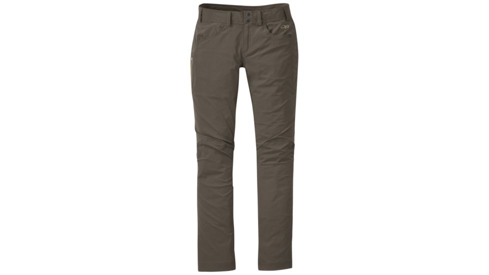 Outdoor Research Kickstep Roll Up Pants - Womens, Mushroom, 4, Regular Inseam, 2681490771293