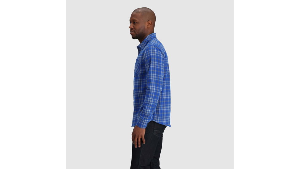 Outdoor Research Kulshan Flannel Shirt - Mens, Topaz, 2XL, 3000912452010