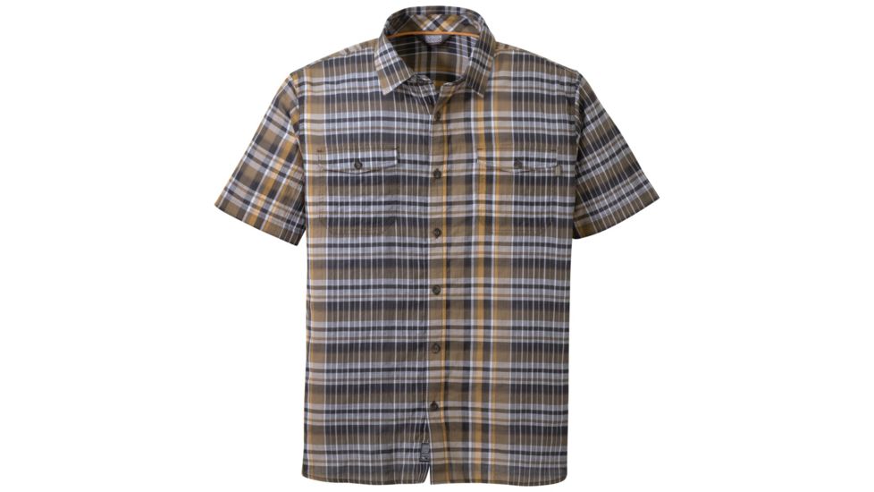 Outdoor Research Lager Short Sleeve Shirt, Mens, Coyote, S, 264611-coyote-S