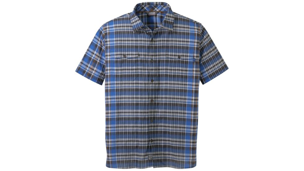 Outdoor Research Lager Short Sleeve Shirt, Mens, Glacier, L, 264611-glacier-L