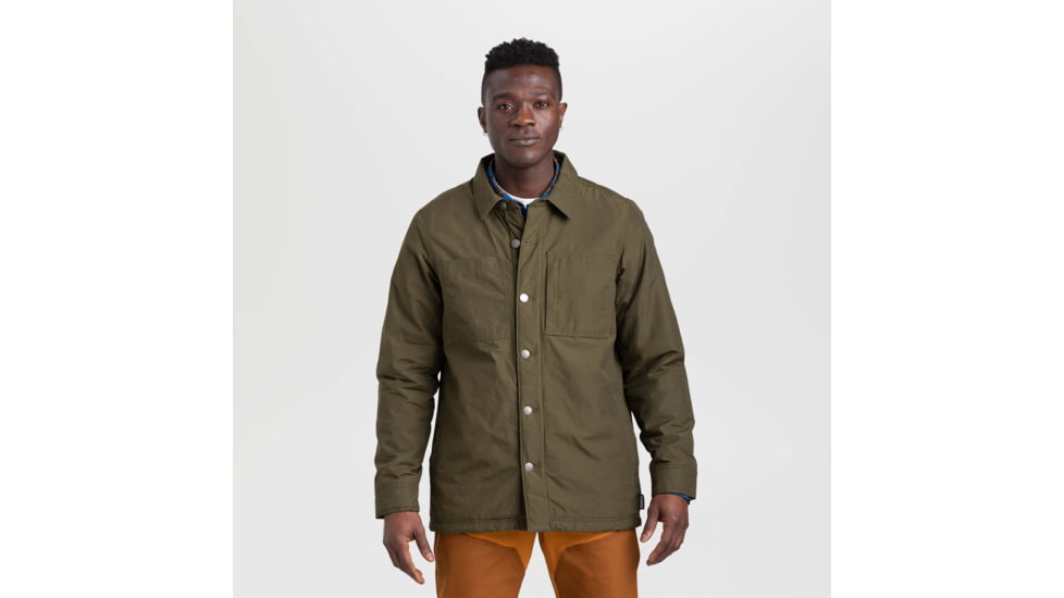 Outdoor Research Lined Chore Jacket - Mens, Loden, Medium, 2832151943007