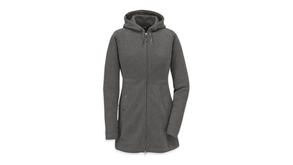 Longitude Hoody - Womens-Pewter-X-Small