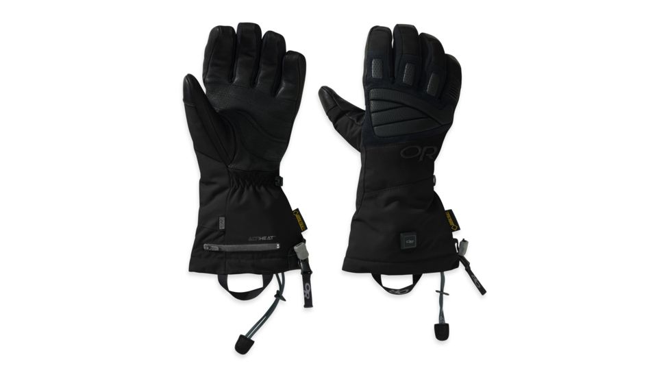 Outdoor Research Lucent Heated Gloves  - Mens-Black-Small