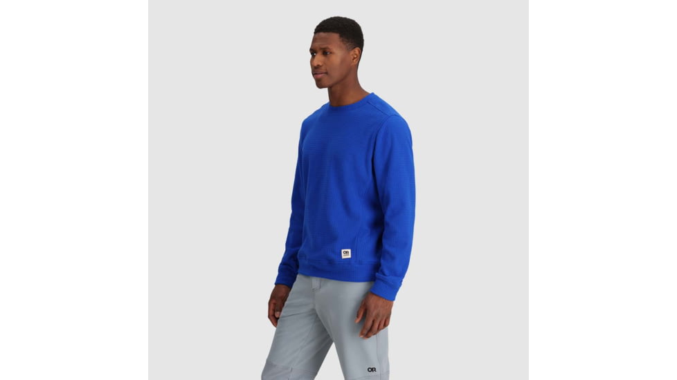 Outdoor Research Mega Trail Mix Fleece Crew - Mens, Topaz, Medium, 3007272452007