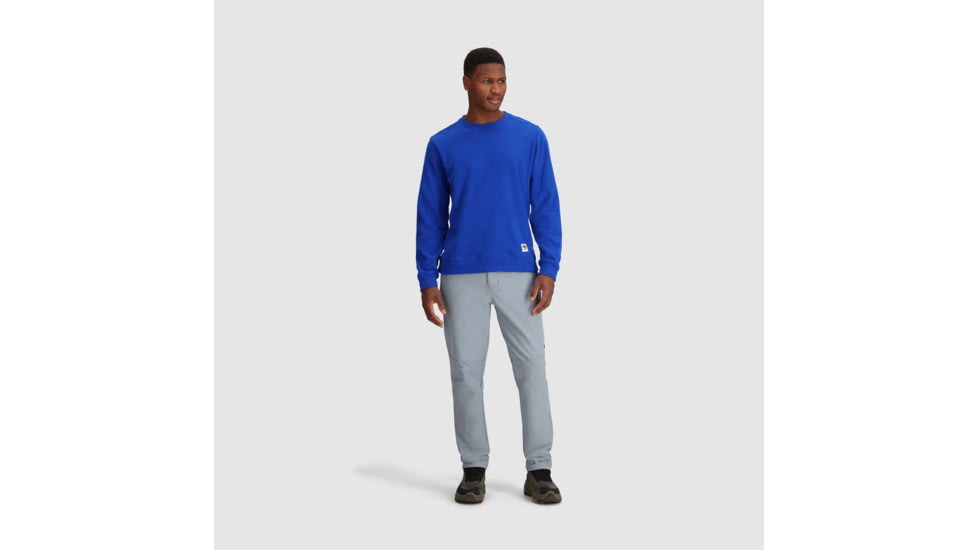 Outdoor Research Mega Trail Mix Fleece Crew - Mens, Topaz, Medium, 3007272452007