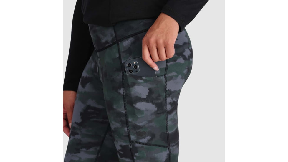 Outdoor Research Melody 7/8 Leggings - Womens, Grove Camo, Extra Small, 2837862532005