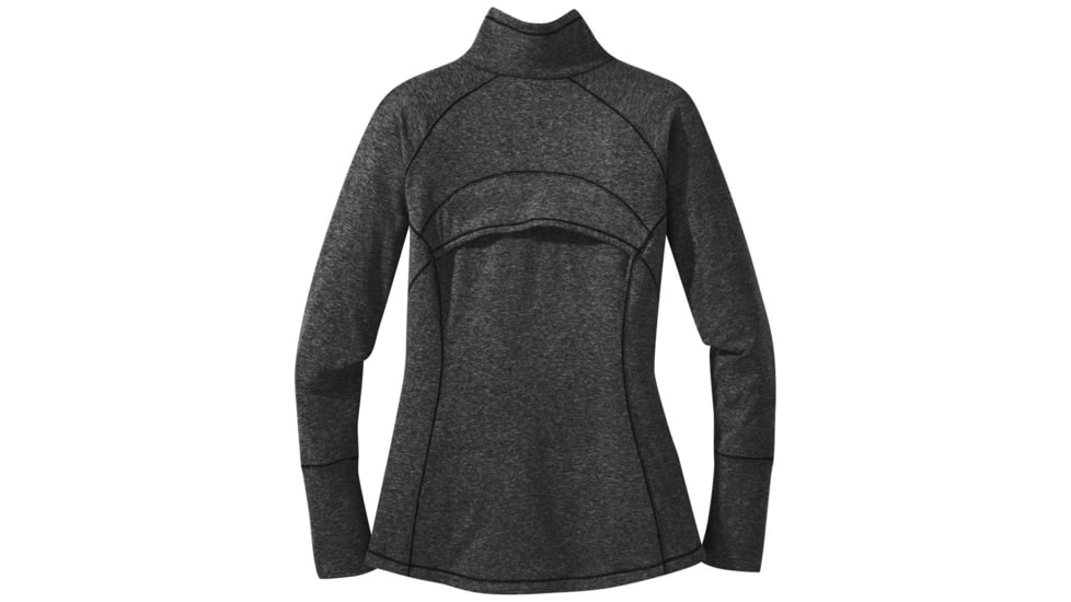 Outdoor Research Melody Full Zip - Womens, Black Heather, Small, 2714850012006