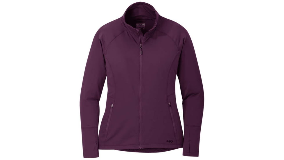 Outdoor Research Melody Full Zip - Womens, Blackberry, Small, 2714850325006