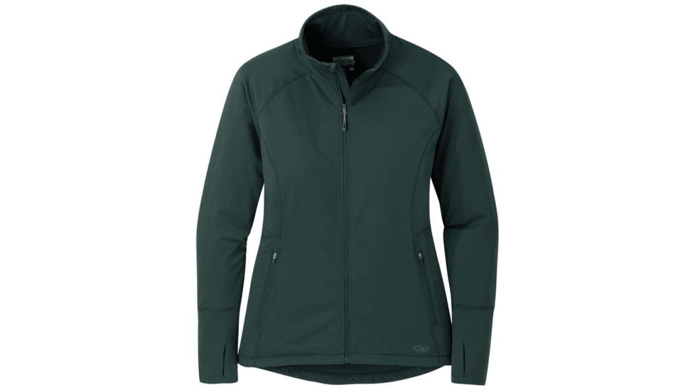 Outdoor Research Melody Full Zip - Womens, Fir, Large, 2714851858008