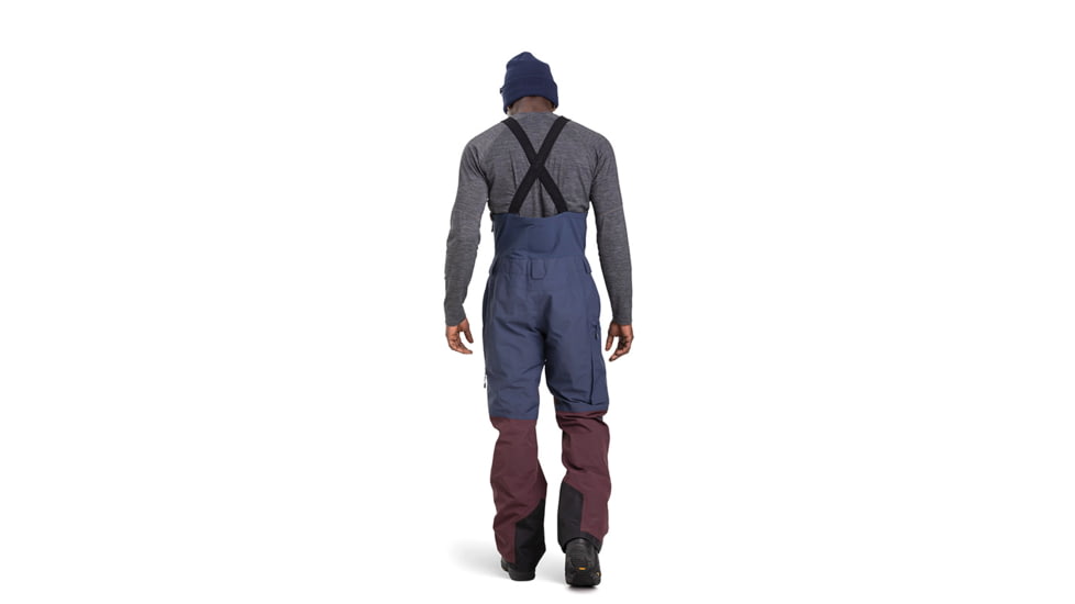 Outdoor Research MT Baker Storm Bibs - Mens, Elk/Naval Blue, Small, 2831952053006
