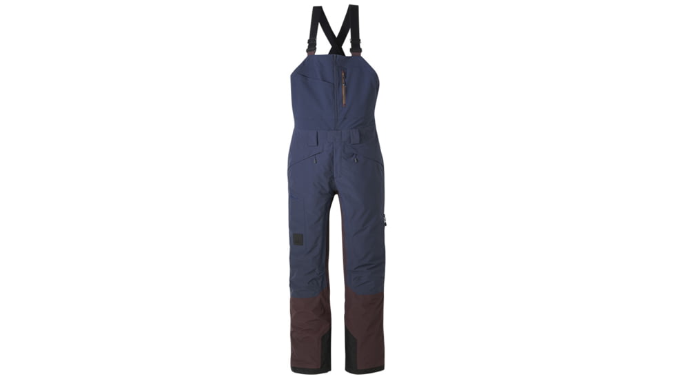 Outdoor Research MT Baker Storm Bibs - Mens, Elk/Naval Blue, Small, 2831952053006