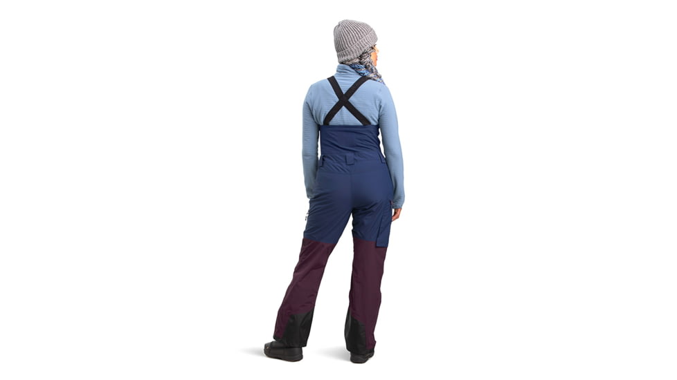 Outdoor Research MT Baker Storm Bibs - Womens, Elk/Naval Blue, Small, 2832102053006