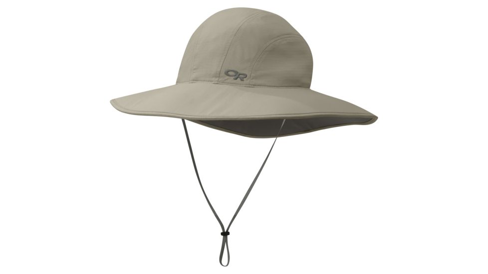 Outdoor Research Oasis Sun Sombrero, Women's, Khaki, L 264388-khaki-L