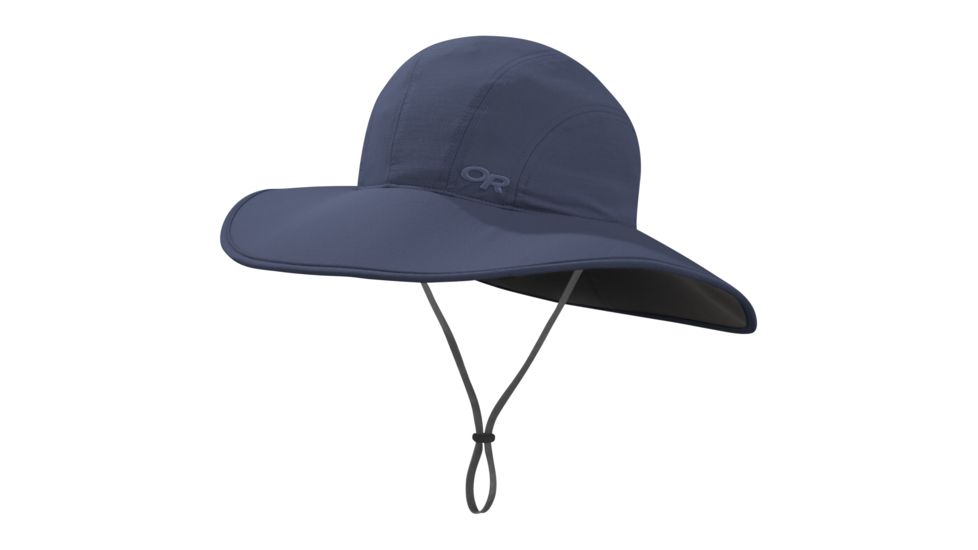 Outdoor Research Oasis Sun Sombrero - Womens, Steel Blue, Extra Large, 2643881421009