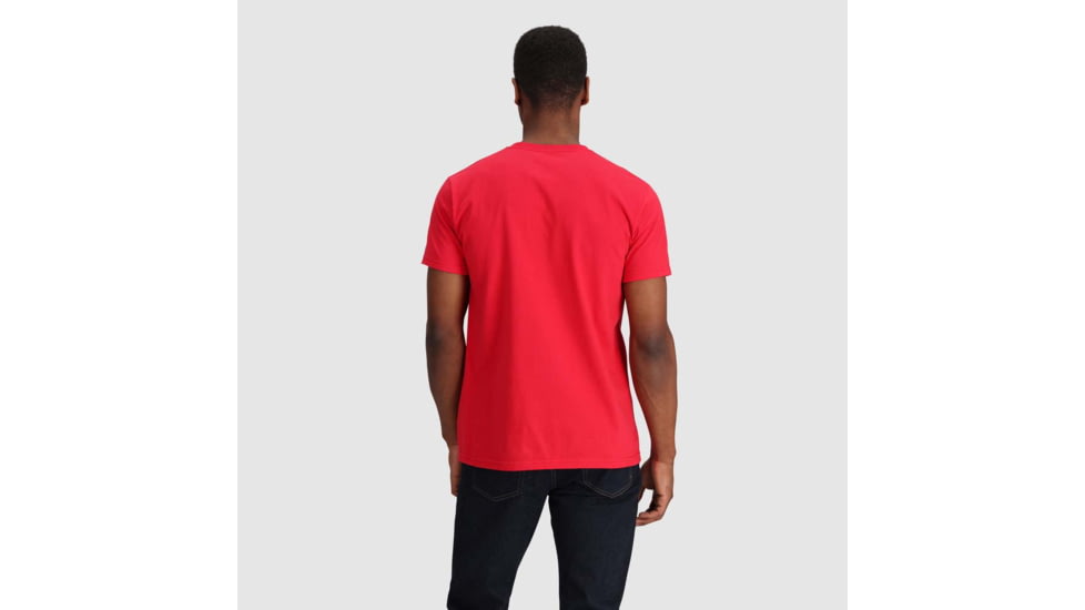 Outdoor Research OR Advocate Stripe T-Shirt, Spice/Bronze, Medium, 3002232562007