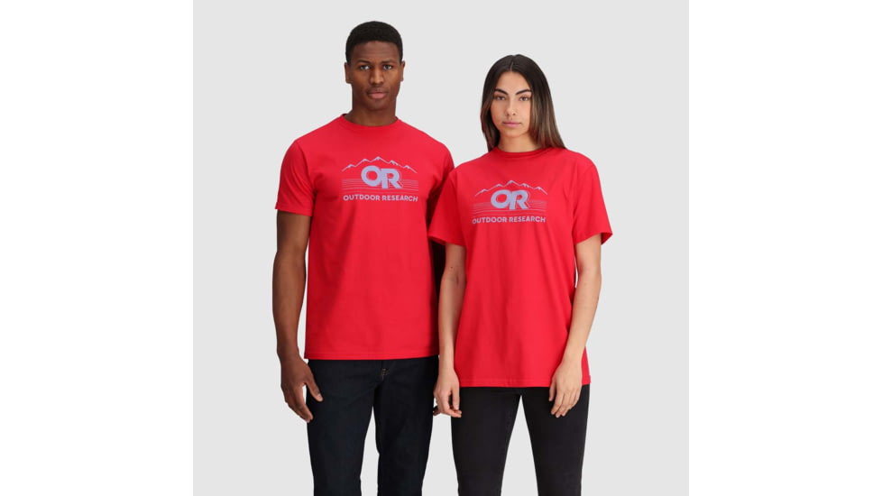 Outdoor Research OR Advocate T-Shirt, Spice/Topaz, Medium, 2800422619007