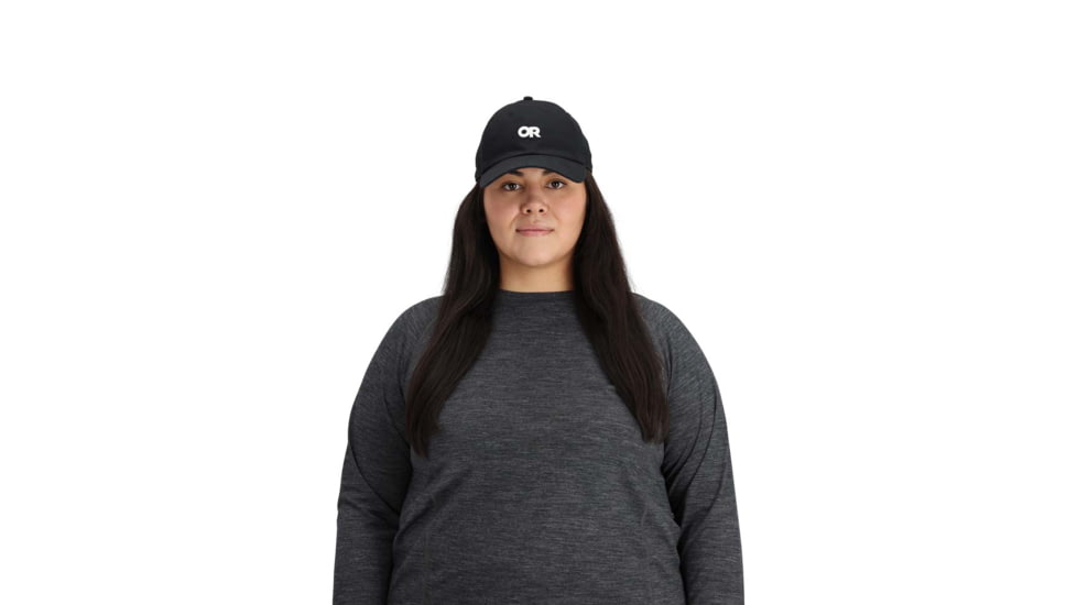 Outdoor Research OR Ballcap, Black/White, 3004940114222