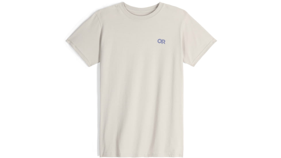 Outdoor Research OR Lockup Back Logo T-Shirt, Slate/Topaz, Small, 2895462623006