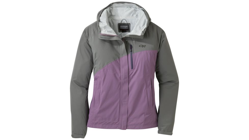 Outdoor Research Panorama Point Jacket - Womens, Pewter/Amethyst, Extra Small, 2644281351005