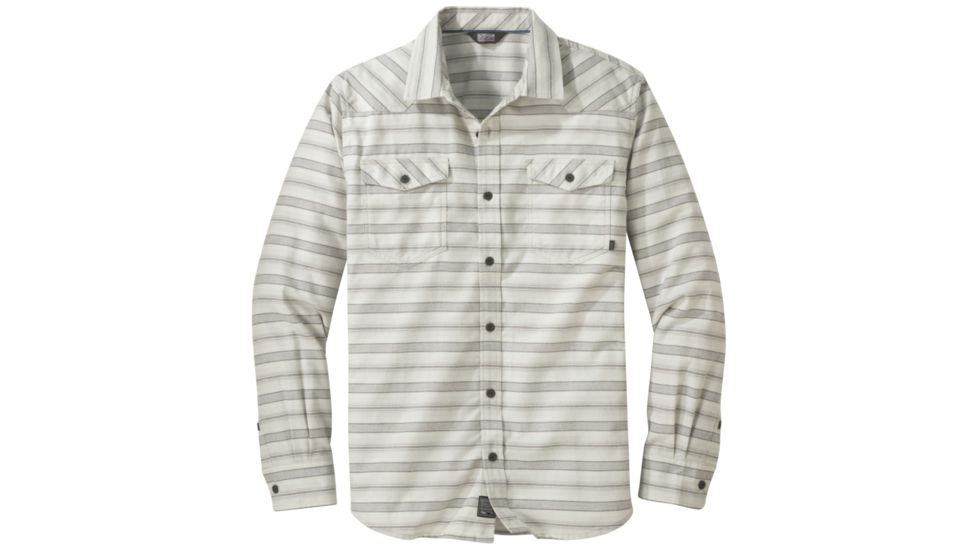 Outdoor Research Pilchuck Long Sleeve Shirt - Mens, Sand, Large, 2681220910008